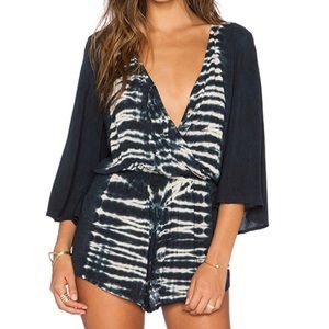 Blue Life Wild & Free Tie Dyed Romper - S